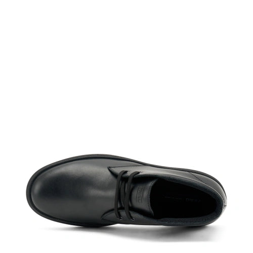 Urban leather lace-up ankle boots Nero