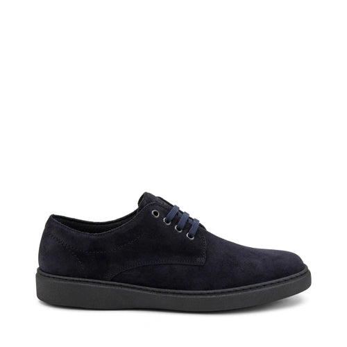 Urban suede Derby shoes Blu