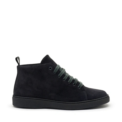 Suede high boots Blu