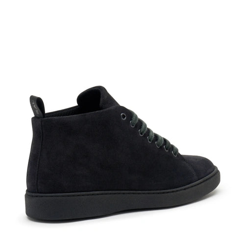Suede high boots Blu