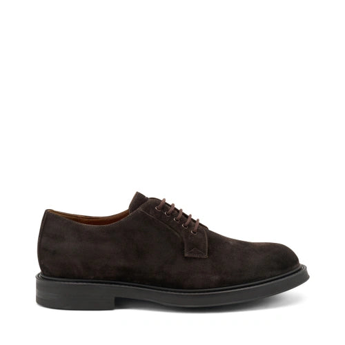 Plain suede Derby shoes